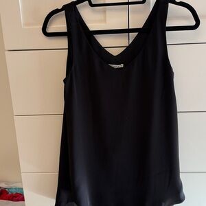 Never worn MM Lafleur Black V-Neck Blouse